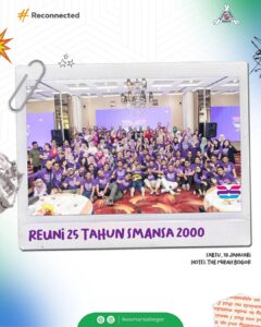 Read more about the article Kilasan Momen Reuni 25 Tahun SMANSA Bogor 2000