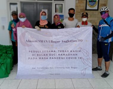 Tebar Kasih Ramadhan – Kegiatan Alumni SMAN 1 Bogor Angkatan 1990