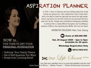 Read more about the article Aspiration Planner, by Ghita Utoyo (Alumni ’92)