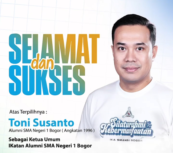 You are currently viewing Selamat dan Sukses Kang Toni Susanto Ketua Umum Terpilih IKA SMANSA Bogor